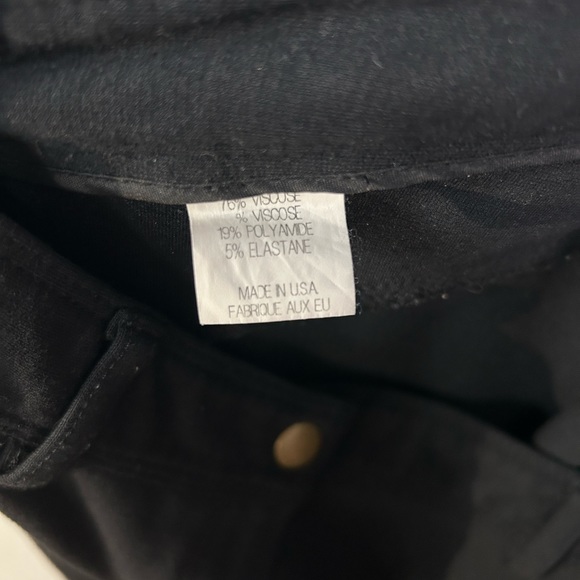 Theory Brand basic Black Leggings Low Rise Size 0 - Picture 6 of 7